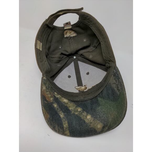 US Smokeless Tobacco Co Mossy Oak Camo Strapback Hat  Brown SEE DESC - Picture 8 of 10